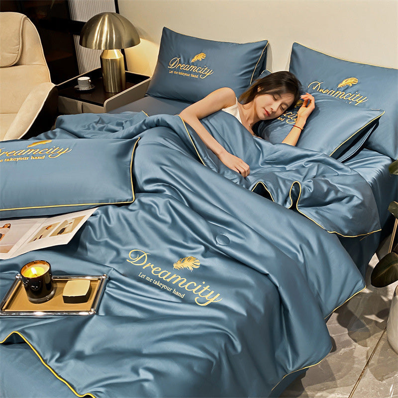 Piumino estivo in seta ghiacciata - Freschezza e comfort notturno