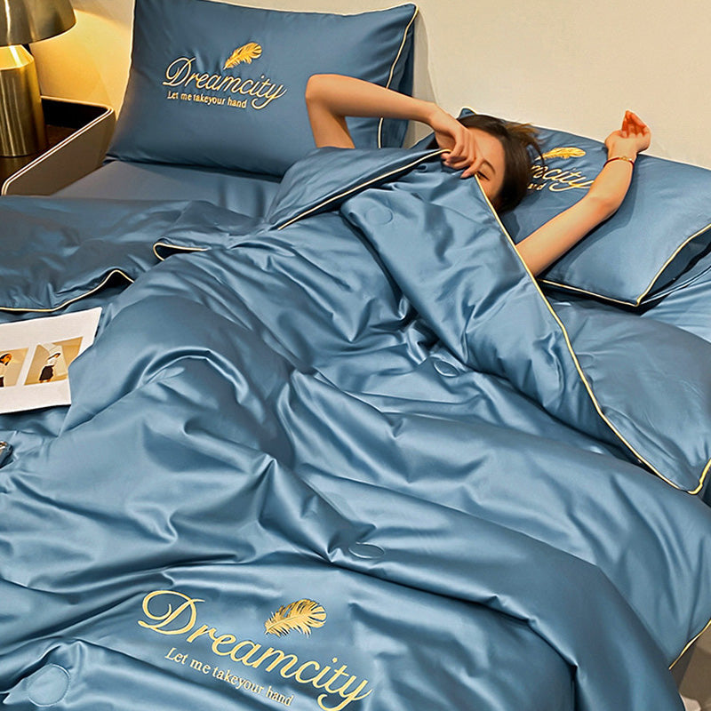 Piumino estivo in seta ghiacciata - Freschezza e comfort notturno