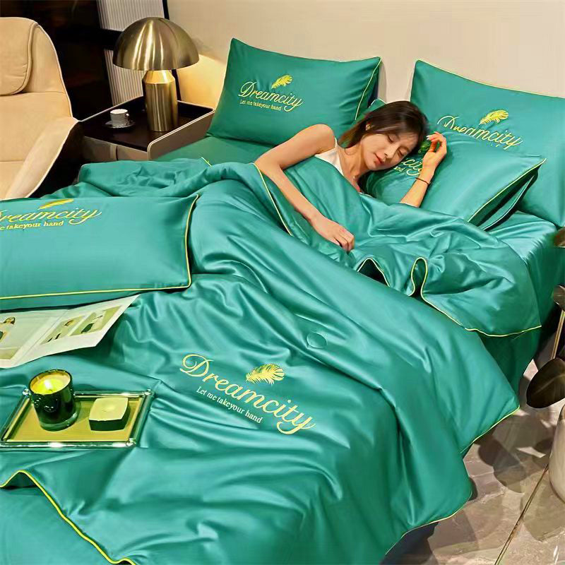 Piumino estivo in seta ghiacciata - Freschezza e comfort notturno