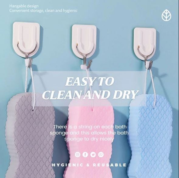 Esponja de baño exfoliante super suave