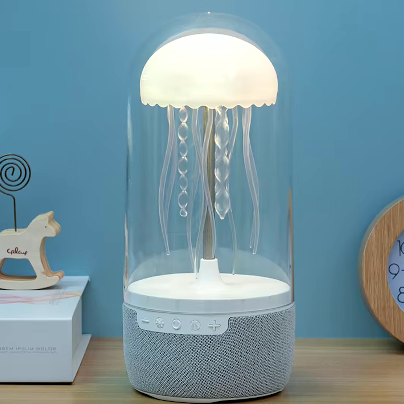 Forgatható LED lámpa beépített hangszóróval