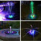 Mehrfarbiger LED-Solarbrunnen